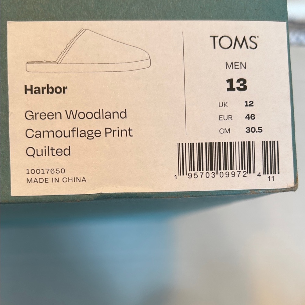 Toms Men’s Harbor slip ons. - Picture 3 of 10